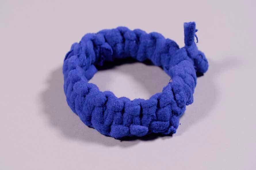 Finished dog toy ring