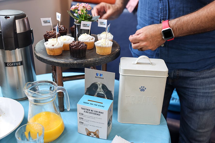 A tea time fundraiser