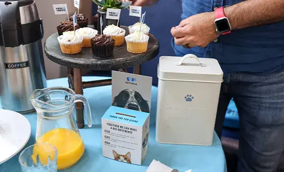 A tea time fundraiser